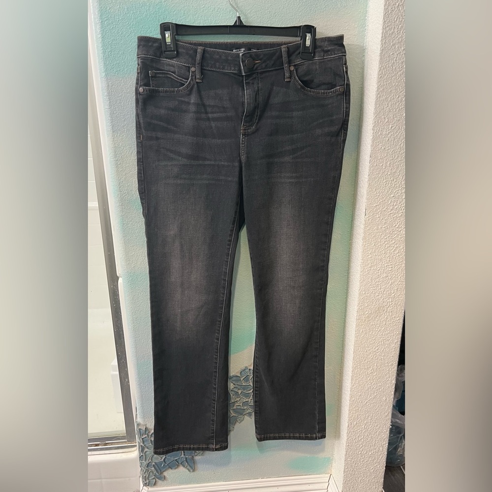 Simply Vera Vera Wang Gray Straight Jeans